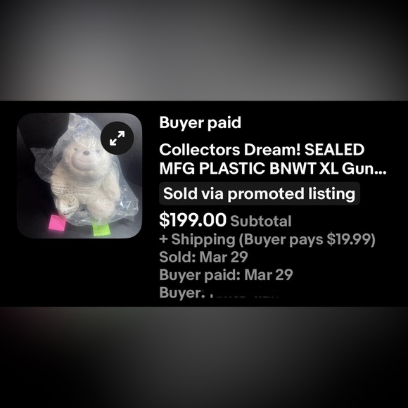 LAST ONE!  SEALED BNWT GUND 18” SNUFFLES POLAR BEAR 6054271 ADORABLY PLUMP - Picture 14 of 14